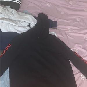 Zara black hoodie small
